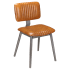 Ethan Metal Chair in Clear Coat Thumbnail 1