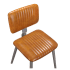 Ethan Metal Chair in Clear Coat Thumbnail 5