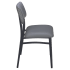 Luca Metal Chair with Padded Back Thumbnail 3