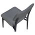 Luca Metal Chair with Padded Back Thumbnail 6