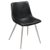 Luna Metal Chair in Clear Coat Finish Thumbnail 1