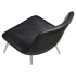 Luna Metal Chair in Clear Coat Finish Thumbnail 6