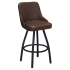 Premium Mauro Bucket Swivel Bar Stool Thumbnail 1