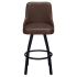 Premium Mauro Bucket Swivel Bar Stool Thumbnail 4