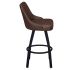 Premium Mauro Bucket Swivel Bar Stool Thumbnail 5