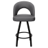 Premium Yali Bucket Swivel Bar Stool Thumbnail 2