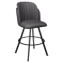 Premium Sooti Swivel Bar Stool with Circular Frame Thumbnail 1