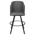 Premium Sooti Swivel Bar Stool with Circular Frame Thumbnail 2