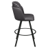 Premium Sooti Swivel Bar Stool with Circular Frame Thumbnail 3
