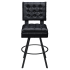 Trionfo Tufted Premium Bucket Bar Stool with Circular Frame Thumbnail 3