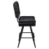 Trionfo Tufted Premium Bucket Bar Stool with Square Frame Thumbnail 2