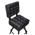 Trionfo Tufted Premium Bucket Bar Stool with Square Frame Thumbnail 5