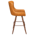 Premium Savino Swivel Bar Stool with Vintage Frame Thumbnail 2