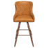 Premium Savino Swivel Bar Stool with Vintage Frame Thumbnail 3