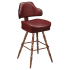 Gioco Premium Casino Bucket Bar Stool with Vintage Frame Thumbnail 1