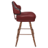 Gioco Premium Casino Bucket Bar Stool with Vintage Frame Thumbnail 2