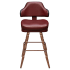 Gioco Premium Casino Bucket Bar Stool with Vintage Frame Thumbnail 3