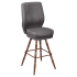 Tesoro Diamond Back Premium Bucket Bar Stool with Vintage Frame Thumbnail 1