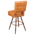 Trionfo Tufted Premium Bucket Bar Stool with Vintage Frame Thumbnail 4