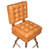 Trionfo Tufted Premium Bucket Bar Stool with Vintage Frame Thumbnail 5