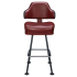 Gioco Premium Casino Bucket Bar Stool with Arched-Oval Frame Thumbnail 2