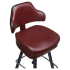 Gioco Premium Casino Bucket Bar Stool with Arched-Oval Frame Thumbnail 5
