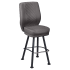Tesoro Diamond Back Premium Bucket Bar Stool with Arched-Oval Frame Thumbnail 1