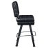 Trionfo Tufted Premium Bucket Bar Stool with Arched-Oval Frame Thumbnail 3
