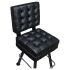 Trionfo Tufted Premium Bucket Bar Stool with Arched-Oval Frame Thumbnail 5