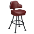 Gioco Premium Casino Bucket Bar Stool with Orbit Frame Thumbnail 1