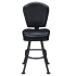 Lusso 3-Channel Premium Casino Bucket Bar Stool with Orbit Frame Thumbnail 2