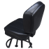 Lusso 3-Channel Premium Casino Bucket Bar Stool with Orbit Frame Thumbnail 6