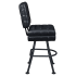 Trionfo Tufted Premium Bucket Bar Stool with Orbit Frame Thumbnail 3