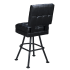 Trionfo Tufted Premium Bucket Bar Stool with Orbit Frame Thumbnail 4