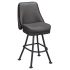 Regina Premium Casino Bucket Bar Stool with Orbit Frame Thumbnail 1