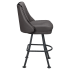 Regina Premium Casino Bucket Bar Stool with Orbit Frame Thumbnail 3