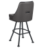 Regina Premium Casino Bucket Bar Stool with Orbit Frame Thumbnail 4