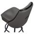 Regina Premium Casino Bucket Bar Stool with Orbit Frame Thumbnail 6