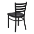 Metal Ladder Back Chair Thumbnail 3