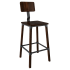 Malcolm Industrial Bar Stool Thumbnail 1