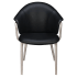 Kova Metal Armchair in Clear Coat Thumbnail 2