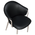 Kova Metal Armchair in Clear Coat Thumbnail 5