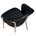 Kova Metal Armchair in Clear Coat Thumbnail 6