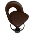 Premium Yali Bucket Swivel Bolt Down Bar Stool Thumbnail 4
