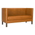 Cerqona Plain Back Privacy Booth with Wood Legs Thumbnail 7