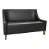 Torqela Plain Back Lounge Booth with Arms Thumbnail 2