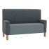 Tavqora Plain Back Lounge Booth with Arms Thumbnail 2