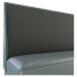 Plain Back Restaurant Booth with Metal Legs Thumbnail 4