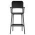 Parker Solid Back Outdoor Resin Bar Stool with Arms Thumbnail 6