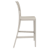 Parker Solid Back Outdoor Resin Bar Stool Thumbnail 3